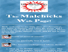 Tablet Screenshot of malchick.com
